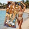 Customizable Personalized Beach Towels Bratz Themed designs.Suitable for the Beach, Yoga, Sports;ideal As Beach Accessories