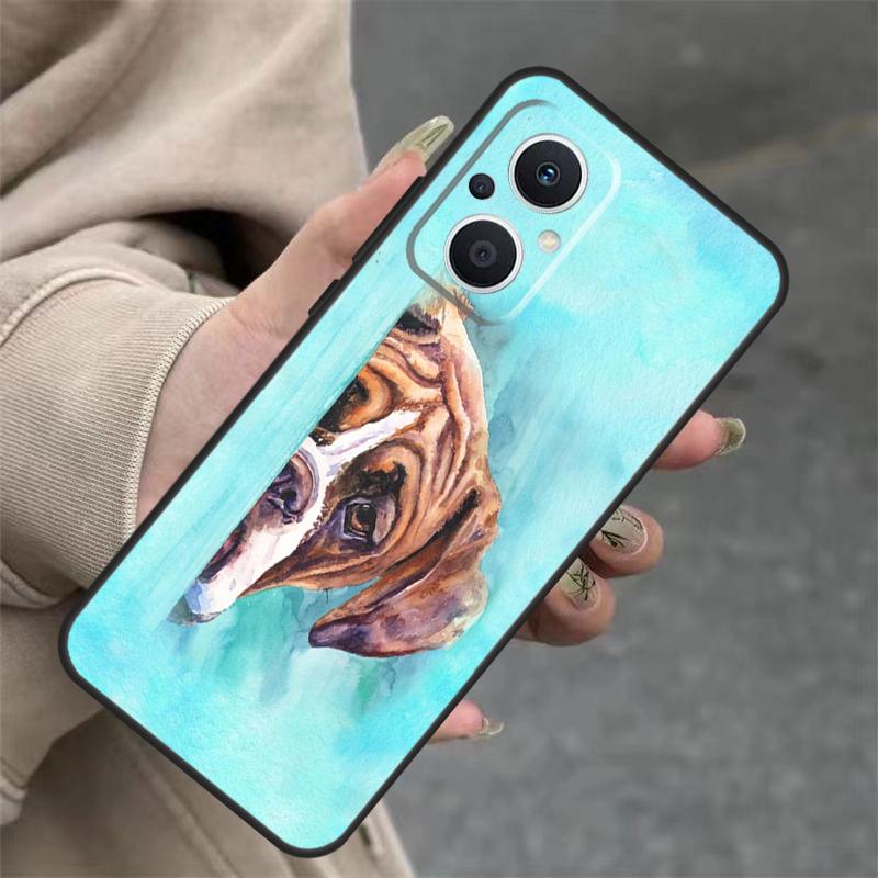 Boxer Dog Case For OPPO Reno 14 10 11 12 13 Pro 11F 12F 13F 14F 7 8 Lite OPPO Find X9 X8 X5 Pro Cover
