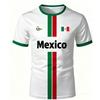 2026 Mexico Football T Shirts Summer Fashion Short Sleeve Mexico Flag 3D Printed T-shirts Casual Loose Men's Tops Kid's Clothes