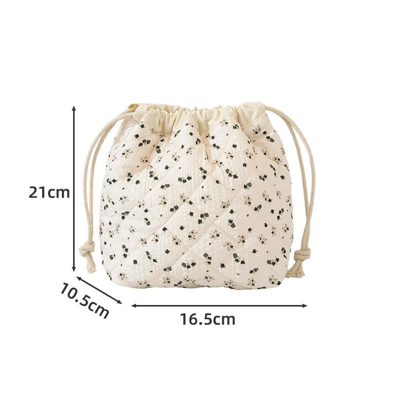Makeup Bag With Drawstring Large Capacity Portable Travel Organizer For Cosmetics And Accessories