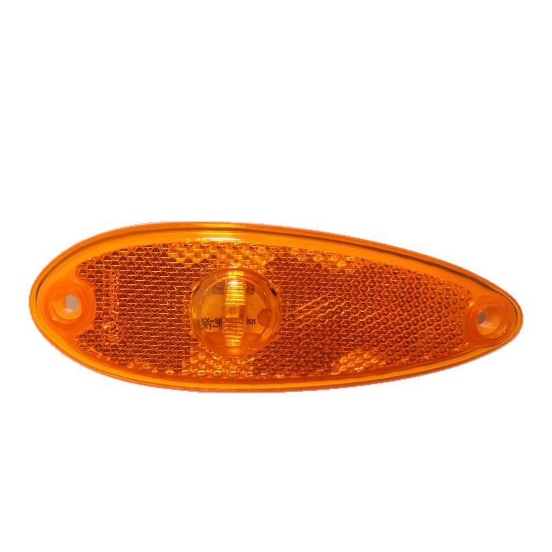 24V LED Side Turn Signal & Taillight: Yellow License Plate & Side Signal Light
