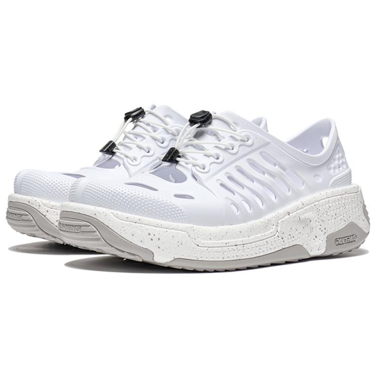 Li Ning Pan Gu Trek EVA Breathable Sports Sandals Women's Standard White AZST010-2