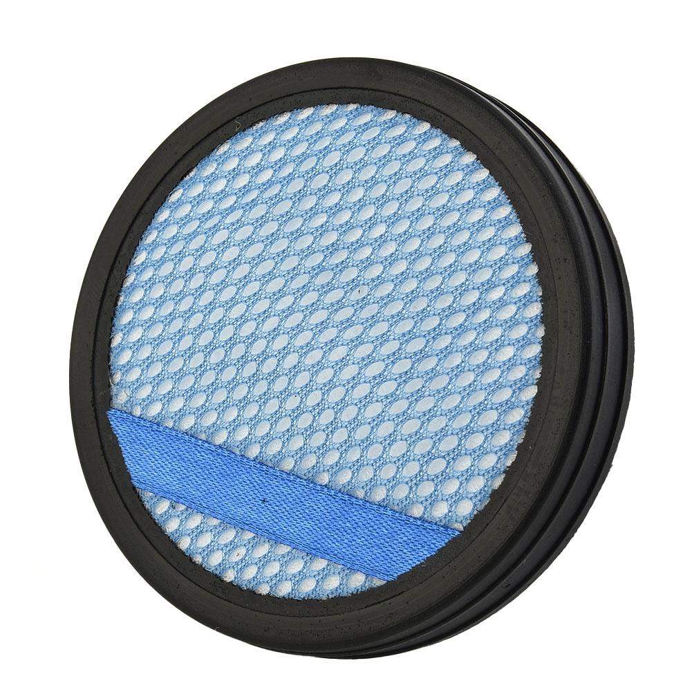 Cleaner Parts Cleaner Filter Reusable Round Washable Blue White