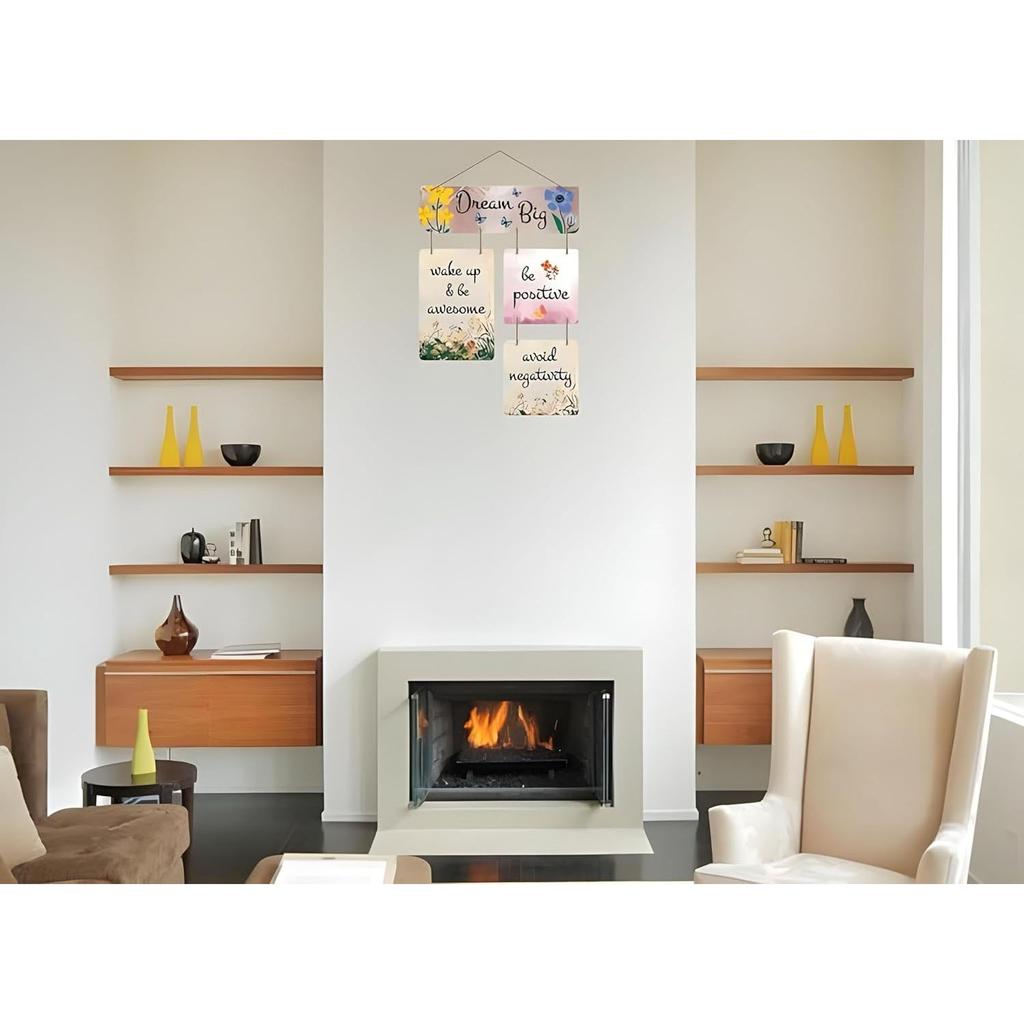 Wall Art MDF Wooden Hanging for Living Room | Bedroom | Home Decor | Office | Gift | Quotes Items House Decoration, Decorative Hanging Items