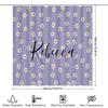 Charming Daisy Shower Curtain: Custom Name For A Fresh And Nature-Inspired Bathroom Dcor