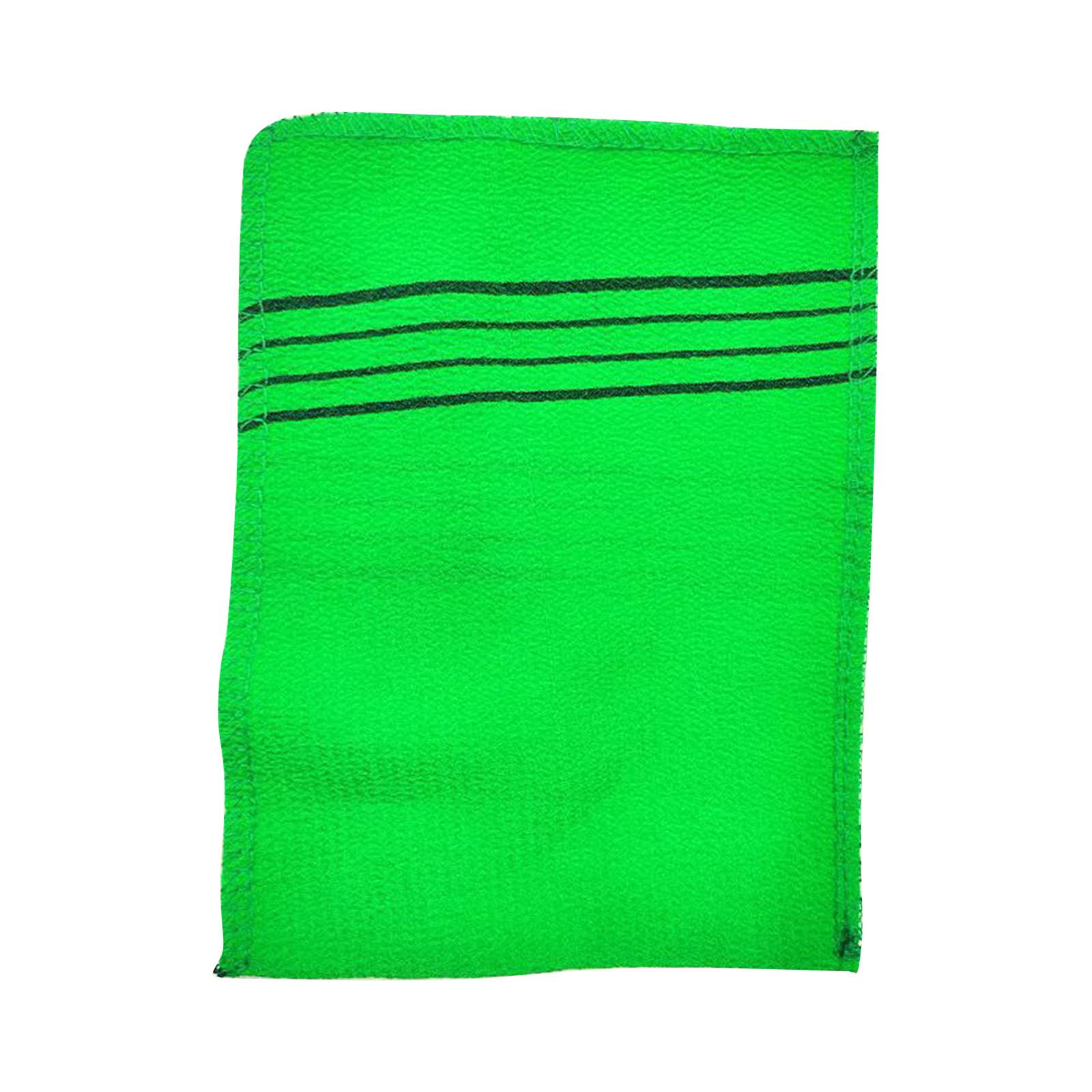 

Корейская отшелушивающая варежка, большой размер, 5 цветов, отшелушивающая мочалка для спины и тела для удаления сухости, многоразовая One Size зелёный