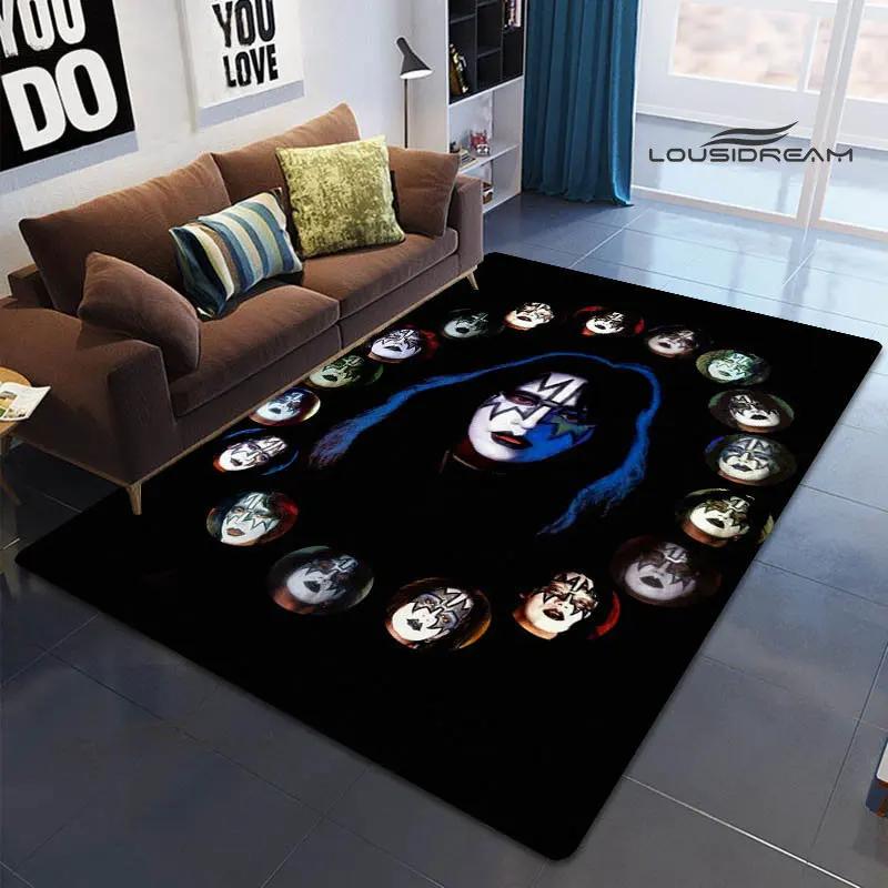 Kussband-Druckteppich, Kinderspielzimmerteppich, Wohnzimmer, Schlafzimmer, rutschfester Teppich, Fotografie-Requisiten, Geburtstagsgeschenk