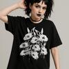 Hot Sale Horror Rabbit Graphic Print T-shirt Men Women Goblincore Summer New Tee Weirdcore Gothic Aesthetic Pastel Goth Clothing Creepy Cute Dark Top