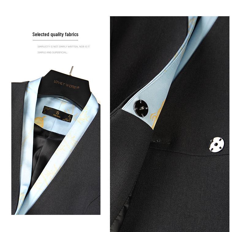 2025 Spring/Autumn Women's Professional Slimming Suit Set - Elegant Office Workwear