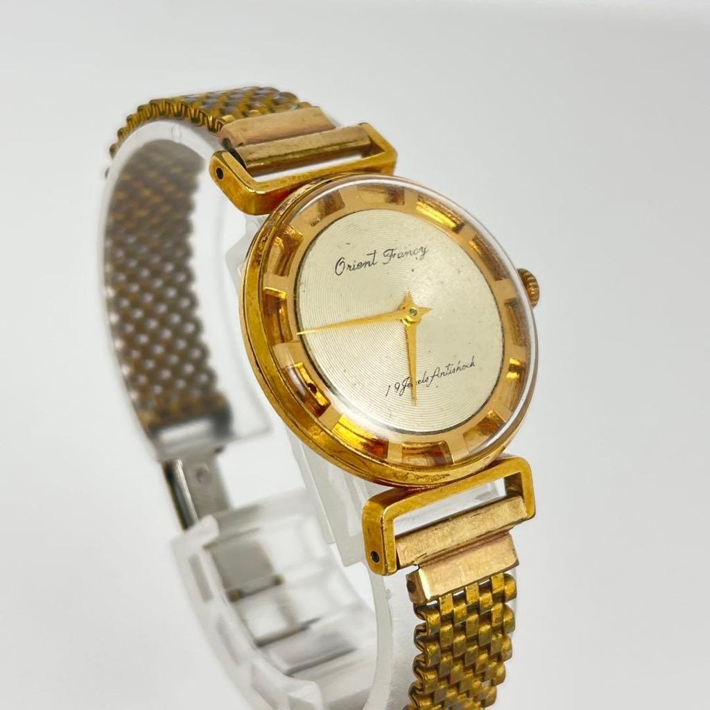 Used [Rare/Vintage] Orient Fancy 19 stones K18GF Manual winding
