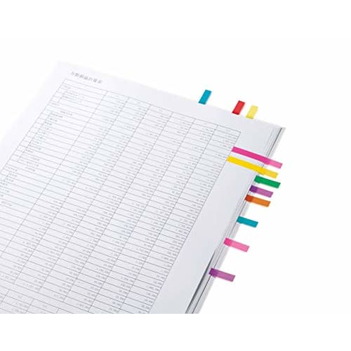 Post-it Film Sticky Notes Heading 5 Colors 44 X 12 Mm 20 Sheets X 5 Pads 688NEH