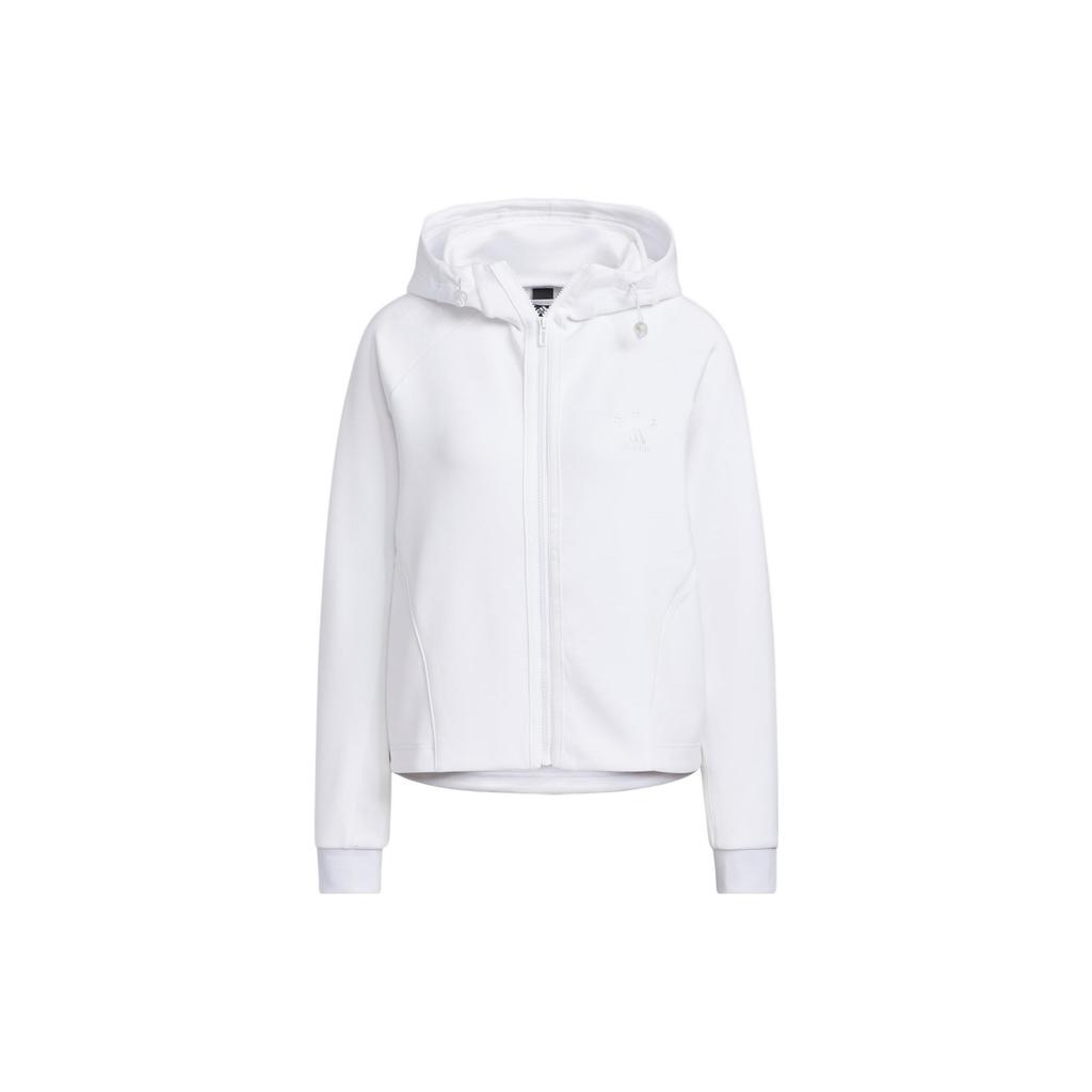 adidas Jackets Women's White Hooded Moderate Other HY2820