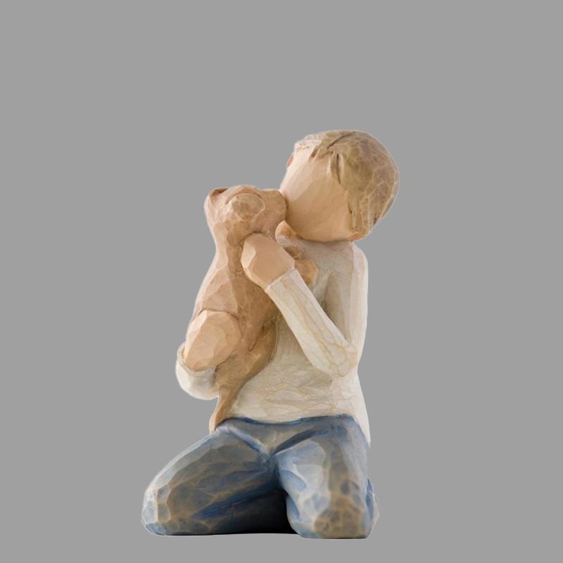 Premium American Family Statue Figurine Creative Wedding Gift Home Office Decor