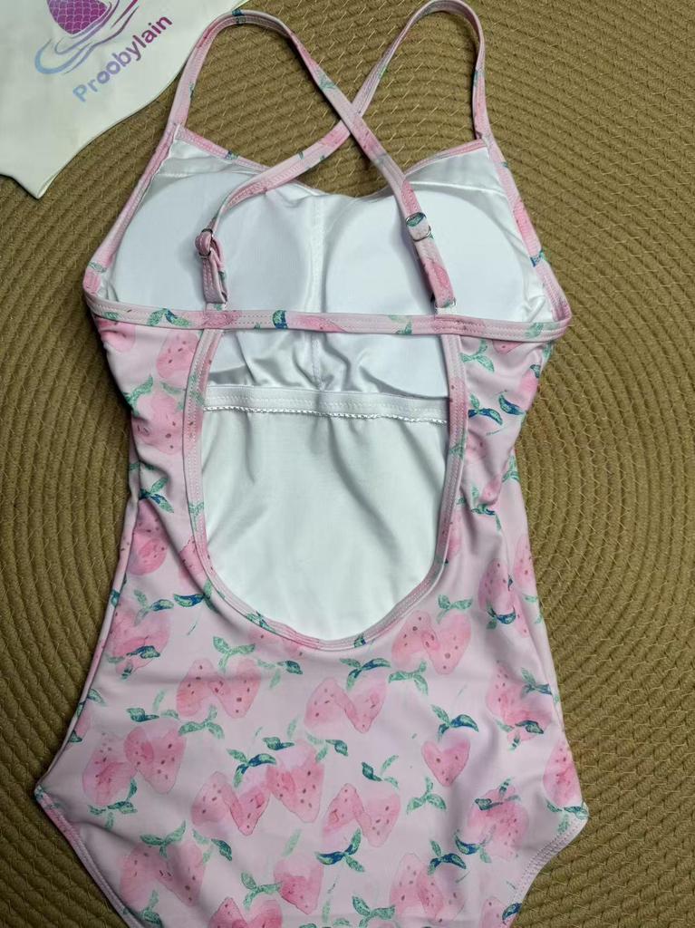 Damen Plus Size Pinkes Dreieck Racing Badeanzug - Sportlich & Niedlich