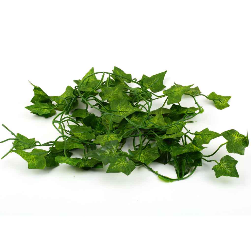 NEW Artificial Ivy green Garland Plants Vine Foliage Flowers Home Decor Plastic 2m Artificial Flower Rattan string