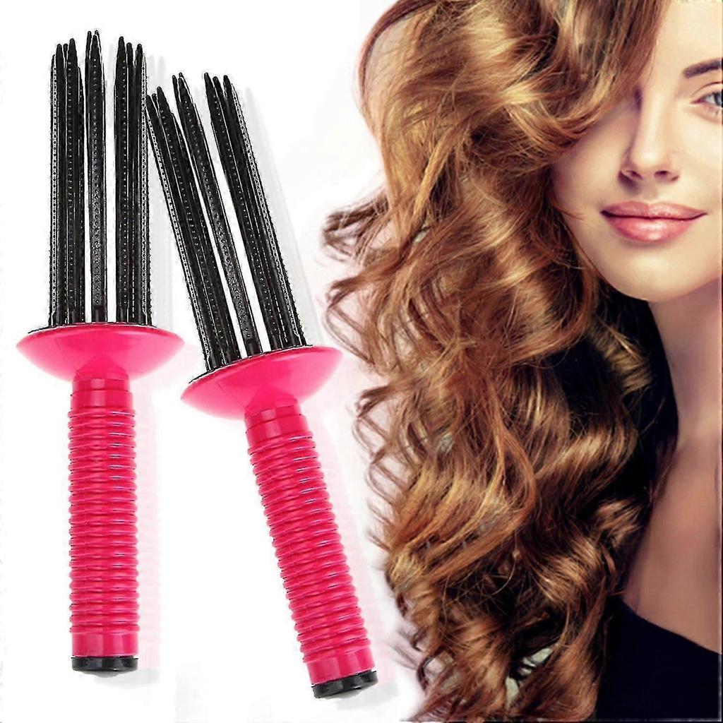 Curling Comb Professional Heatless Hairstyling Tools 17 Teeth Air Volume Hair Fluffy Comb for Hair S
