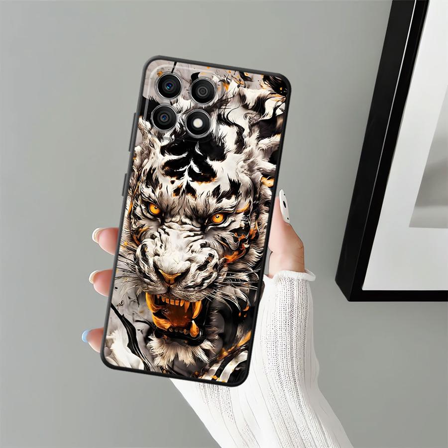 Cool Tiger Case for Honor X6 70 8X X9a X7 X8 X5b 90 Magic5Lite 200 400 Lite Funda Phone Cover