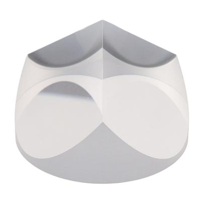 Corner Cube Prism 64mm Optical Glass Total Station Corner Cube Prism Accessory for Replacement
