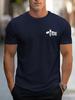 Summer Fashion Casual Bee EE Letter Round Neck T-Shirt