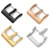 Stainless Steel Watch Buckle Watchbands Leather Band Strap Buckle 16/18/20/22mm Matte Polished Square Clasps Watch Accessories