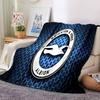 Brighton & Hove football club Flannel Blanket, Soft Polyester, Modern Design, All-Season for Camping, Travel, Gifts for holidays or birthdays