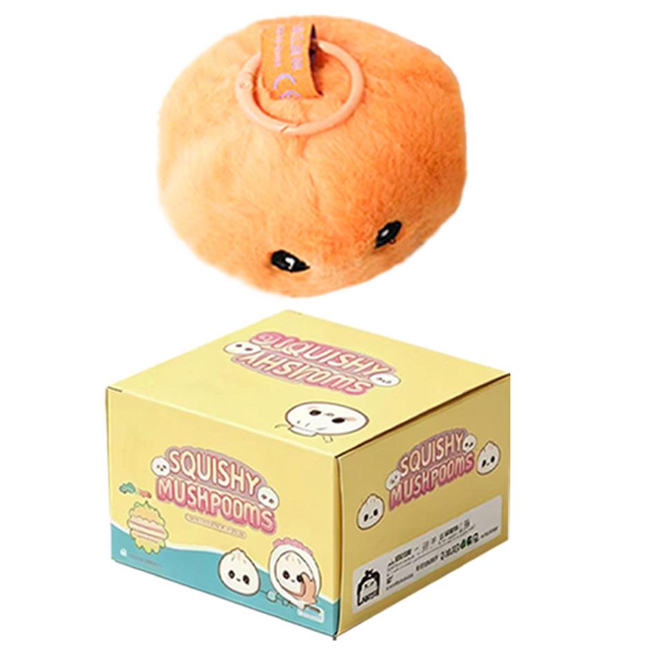 Trendy New Style Bag Hanging Cute Simulation Dumpling Plush Keychain Backpack Pendant Cartoon Toy Gift
