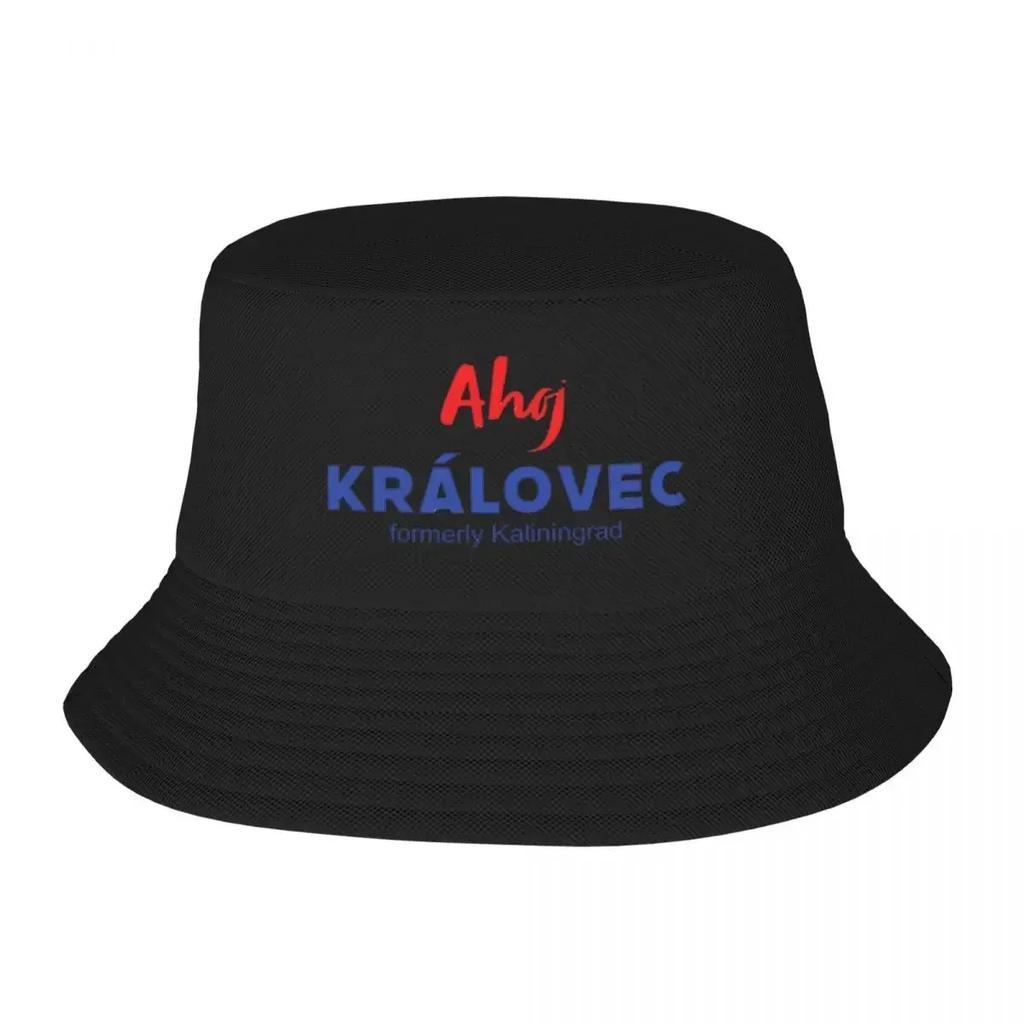 Ahoj Kralovec Formerly Kaliningrad Funny Czech Kralovecky Kraj Bucket Hats Panama Hats FisherUnisex Hats Summer Beach Fishin