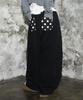 RuNaKi'Hu' Wxp024 Dot Pintuck Sweat Balloon Pants (Black)