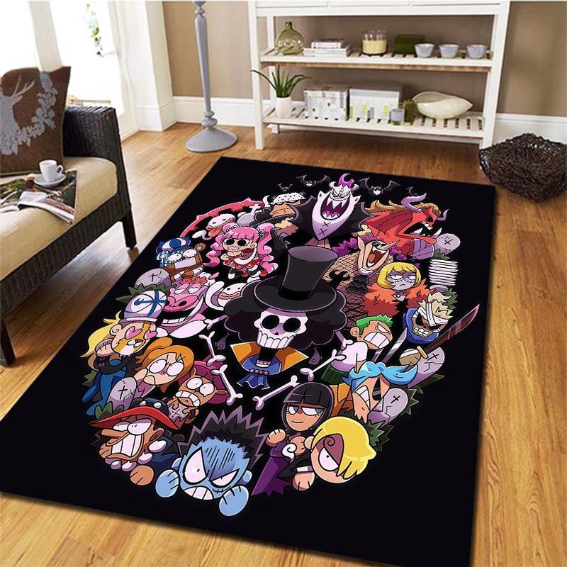 One Piece Anime Carpet Rug For Living Room Bedroom Home Sofa Decoration,kids Play Nonslip Floor Mat