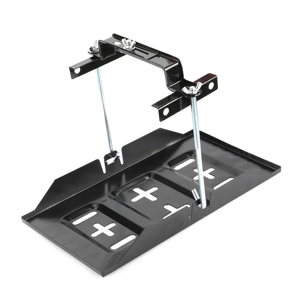 Storage Battery Holder Tray Mount Hold Down Clamp Bracket Kit Car Accessory19CM