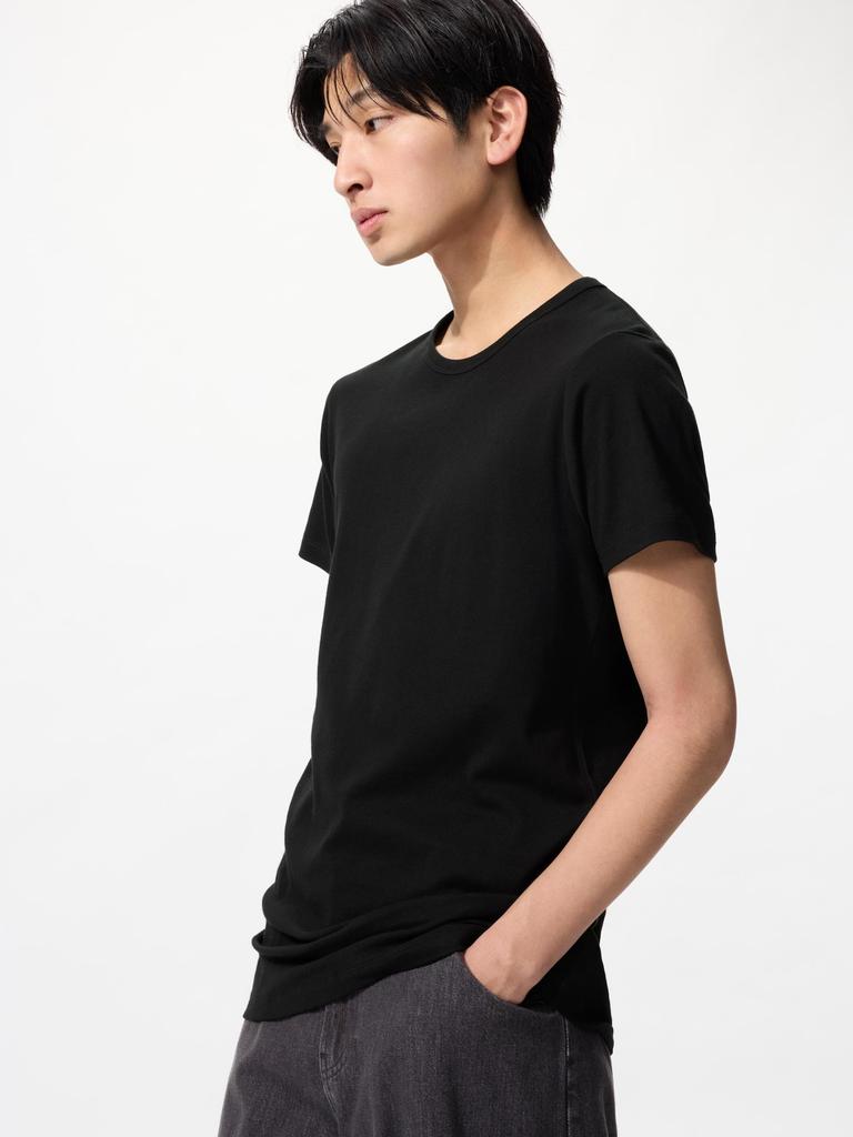 Uniqlo Japan CoTTon Crewneck T 2 Pack
