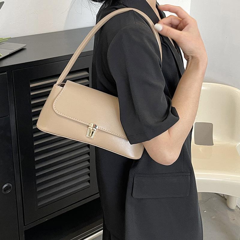 Trend Niche Portable Shoulder Bag Popular Small Square Bag New Bag Women's 2025 Spring Fashion Retro Armpit Bag
