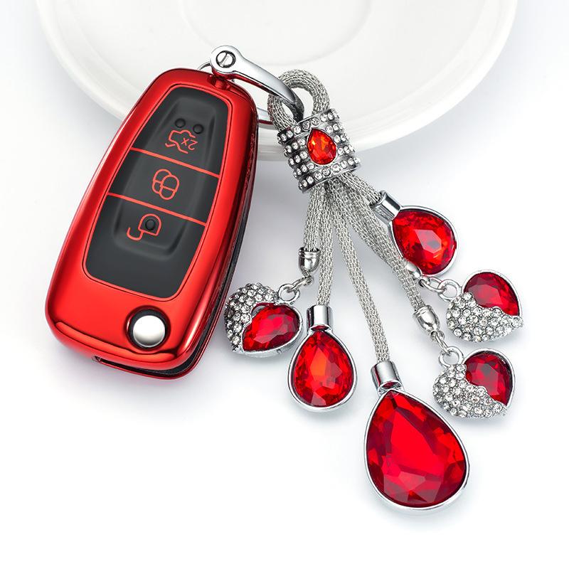 Aplicabil pentru capacul cheii Ford Maverick13-18Fox17-18Model Ruiou Carcasă de protecție pentru chei auto