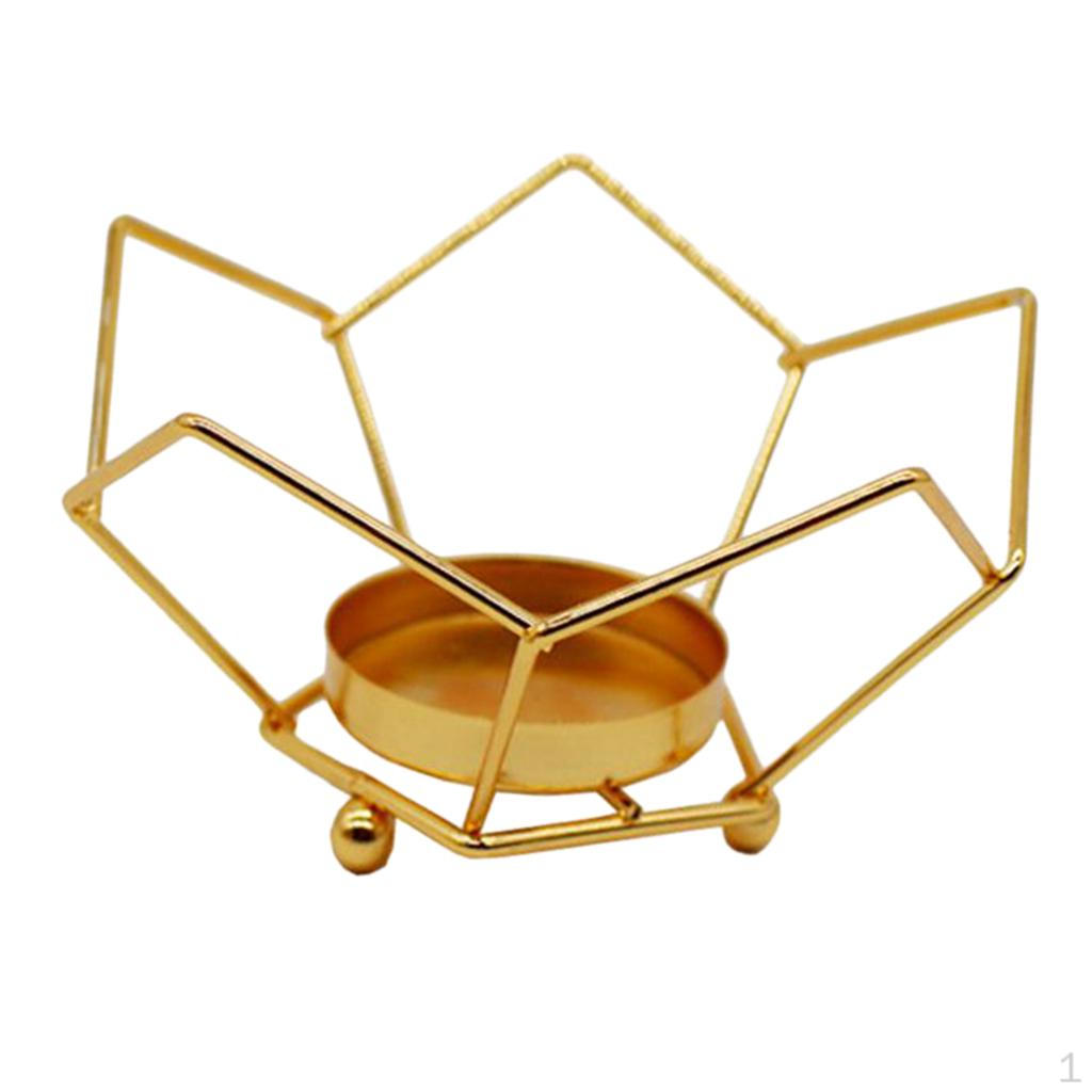 

3D Geometric Candle Holder For Home Wedding Party Table Decorations C