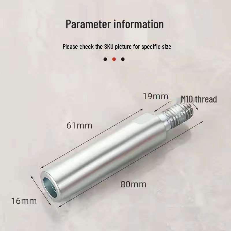 Multifunctional Angle Grinder Extension Rod with Iron Pressure Plate for Polishing and Water Mill Modifications