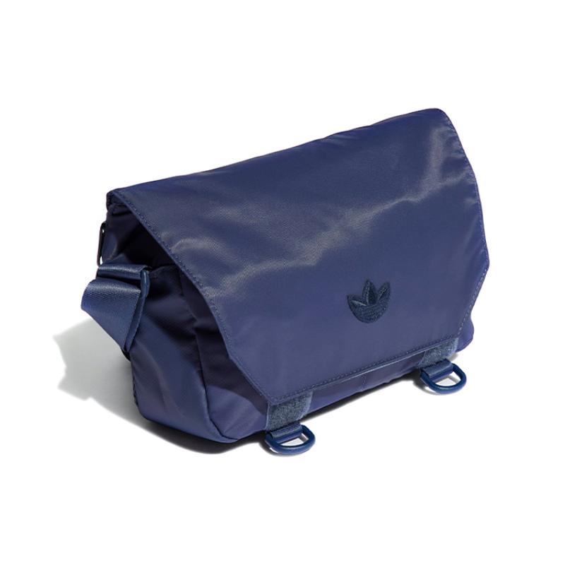 Adidas Originals Recycled Nylon Shoulder Bag, Crossbody Bag Unisex Marine Blue Adidas HD9642