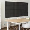 Felt Bulletin Board Cork Board Alternative Push Pin Board Cork Board Felt Wall Tile with Slats Wall Paneling for Office