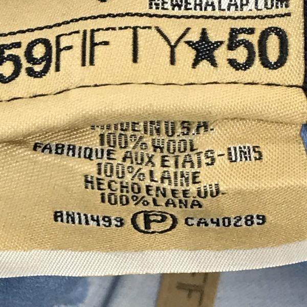 NY Yankees/59FIFTY Cap by New Era/7 1/2 59.8cm/Light Blue/Made in USA/Vintage(USED)