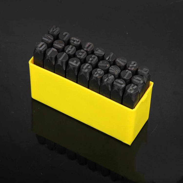 3mm-12.5mm Steel Digital Letter and Number Stamping Punch Set