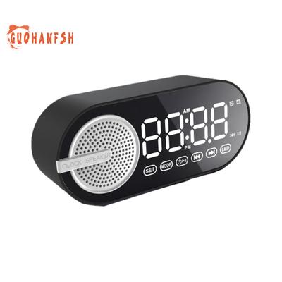 Çift Alarm Saati, Renkli Işıklar, Ağır Bas, TF Kart Desteği ile Akıllı Kablosuz Hoparlör - Bluetooth uyumlu 5.0 Ses