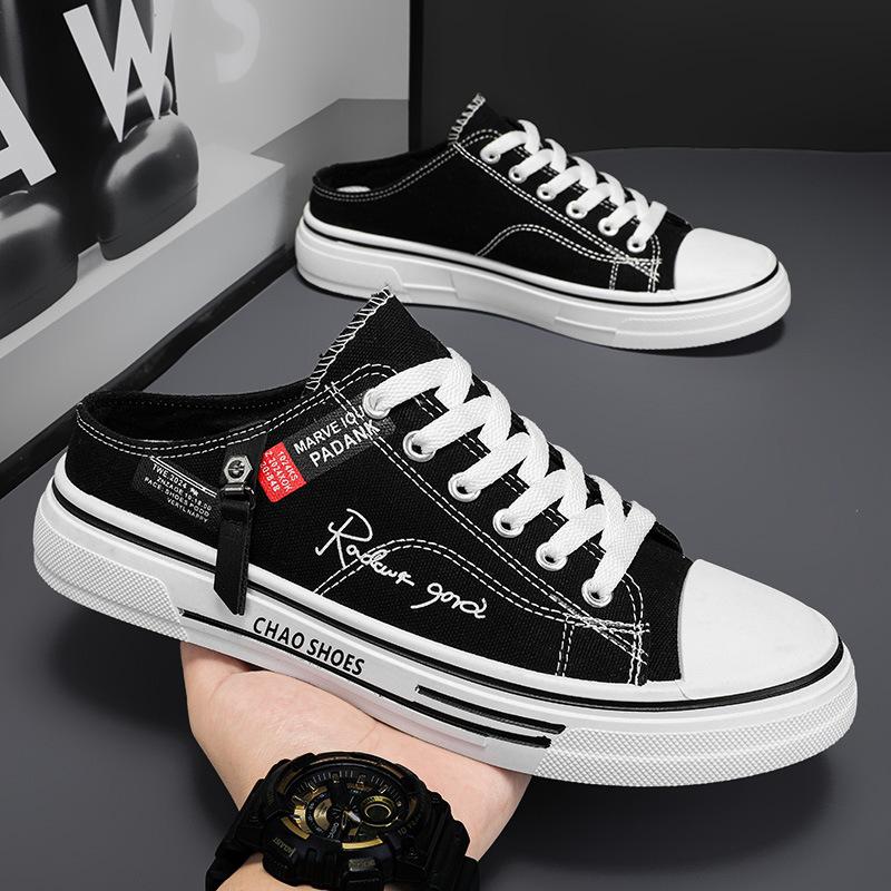 2025 Vară Nou Pantofi de Pânză cu Talpă Joasă pentru Bărbați Respirabili Casual Versatili Studențești Adidași Trendy pentru Tineret