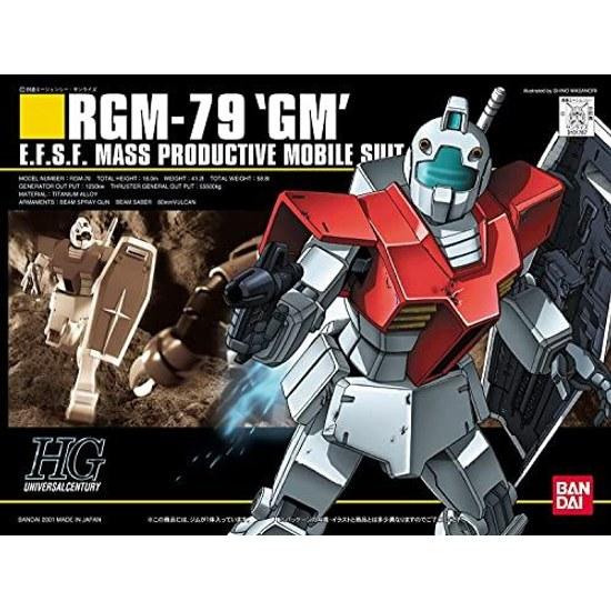 BANDAI SPIRITS HGUC 1/144 RGM-79 GM (Mobile Suit Gundam)