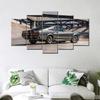 Canvas Painting Wall Art 5 Pieces Mustang GT500 Eleanor Muscle Car Pictures Prints Vehicle Poster Home Decor