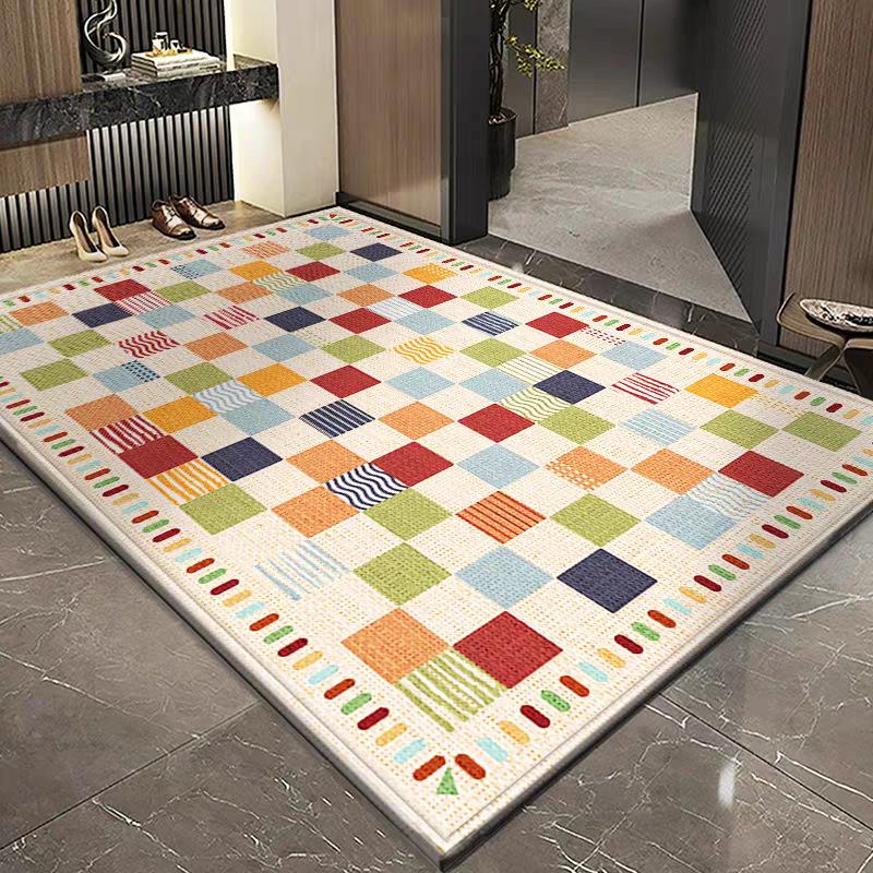 

Light Luxury Belgian Velvet Entryway Floor Mat - Non-Slip & Dirt-Resistant 60x90 cm
