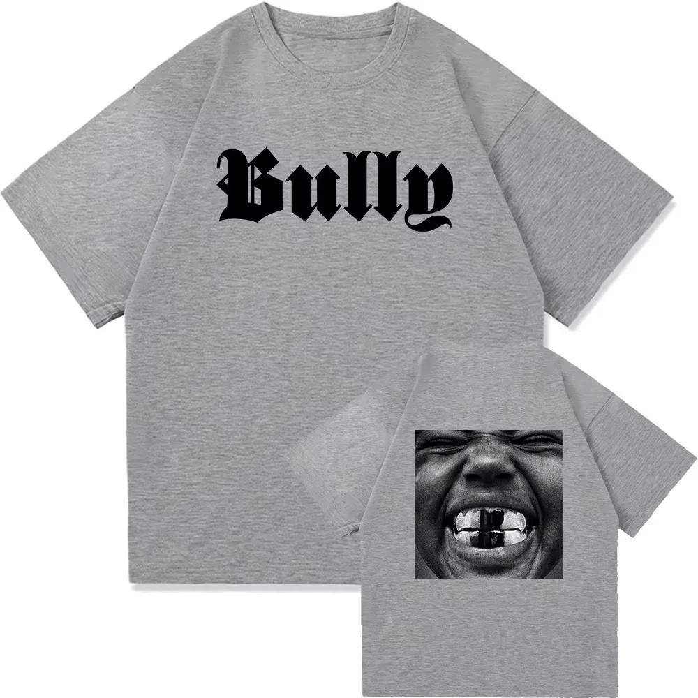 Kanye West Ye BULLY T-shirt d'album Été Unisexe et Femmes Vêtements en Coton Hip Hop Mode Haut Manches Courtes Oversize Streetwear