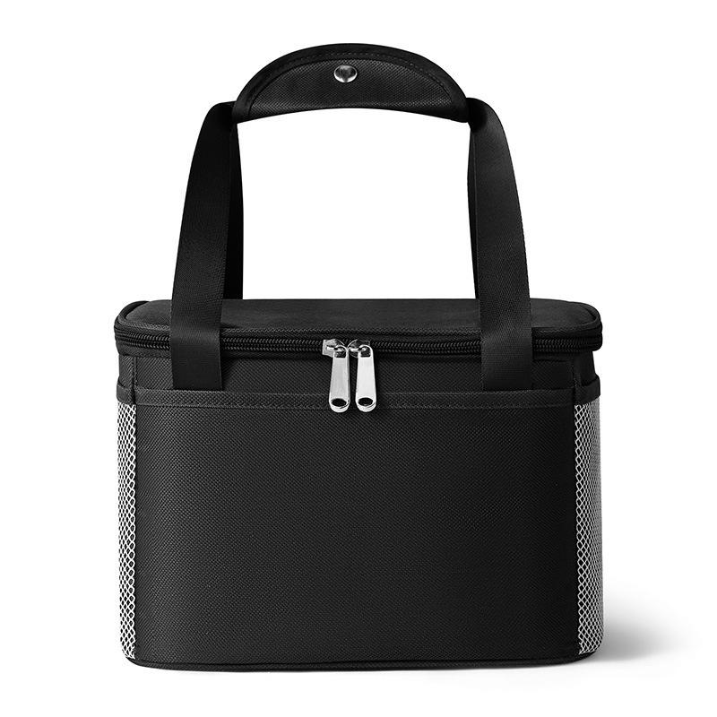 Portable Lunch Bags Food Insulated Bento Handbag Easy Clean Larger Capacity Dinner Storage Bag For Outdoor Picnic School Work