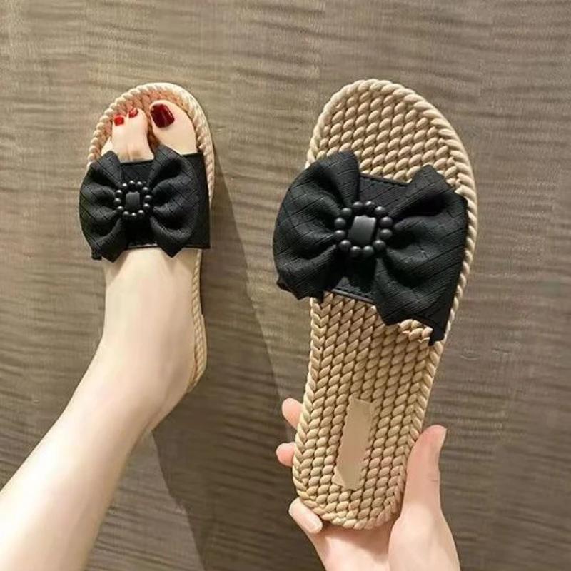 Fashion Flat Sabot Soft Shoes Women's Slippers and Ladies Sandals Slides Round Toe Comfortable Elegan 39 on Sale Summer Designer Luxury