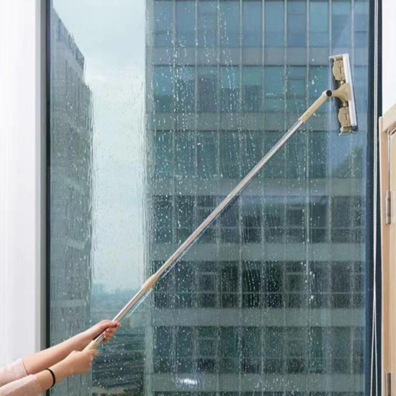 Large Glass Telescopic Pole Cleaning and Wiping Household Cleaning Tools Glass Wipers High-rise Window Cleaners Glass Cleaners