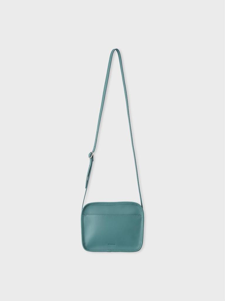 Square Leather Shoulder Bag MWGB264502 BLU F [Miesloe] Women's