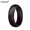 WarBLade 5.7mm Anelli in Silicone Alimentare FDA per Donne Matrimonio Elastici in Gomma Anello Dita in Silicone Flessibile Ipoallergenico